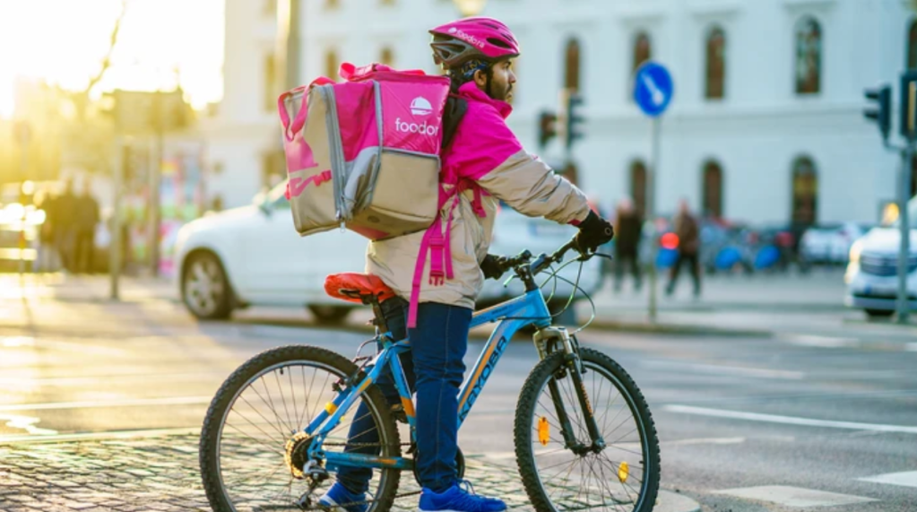 Image result for gig economy food couriers